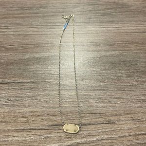 Gold and cream Kendra Scott choker necklace
